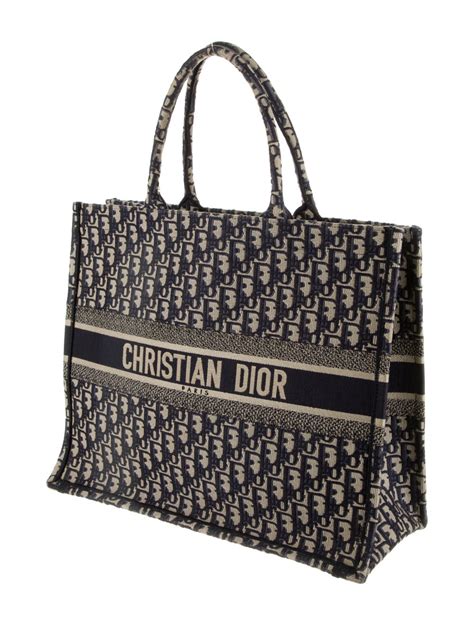 christian dior oblique book tote.